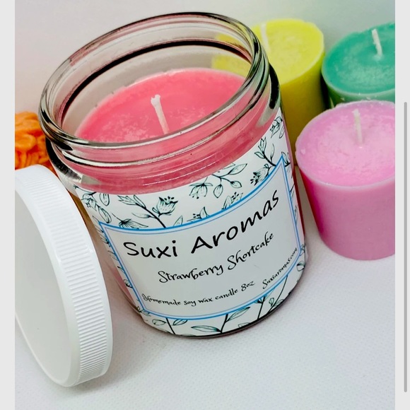 Handcrafted soy wax candle